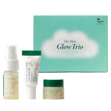 Axis-Y The Mini Glow Trio Set |Brightening Travel Skincare Kit with Serum, Ampoule & Cream for Radiant Skin