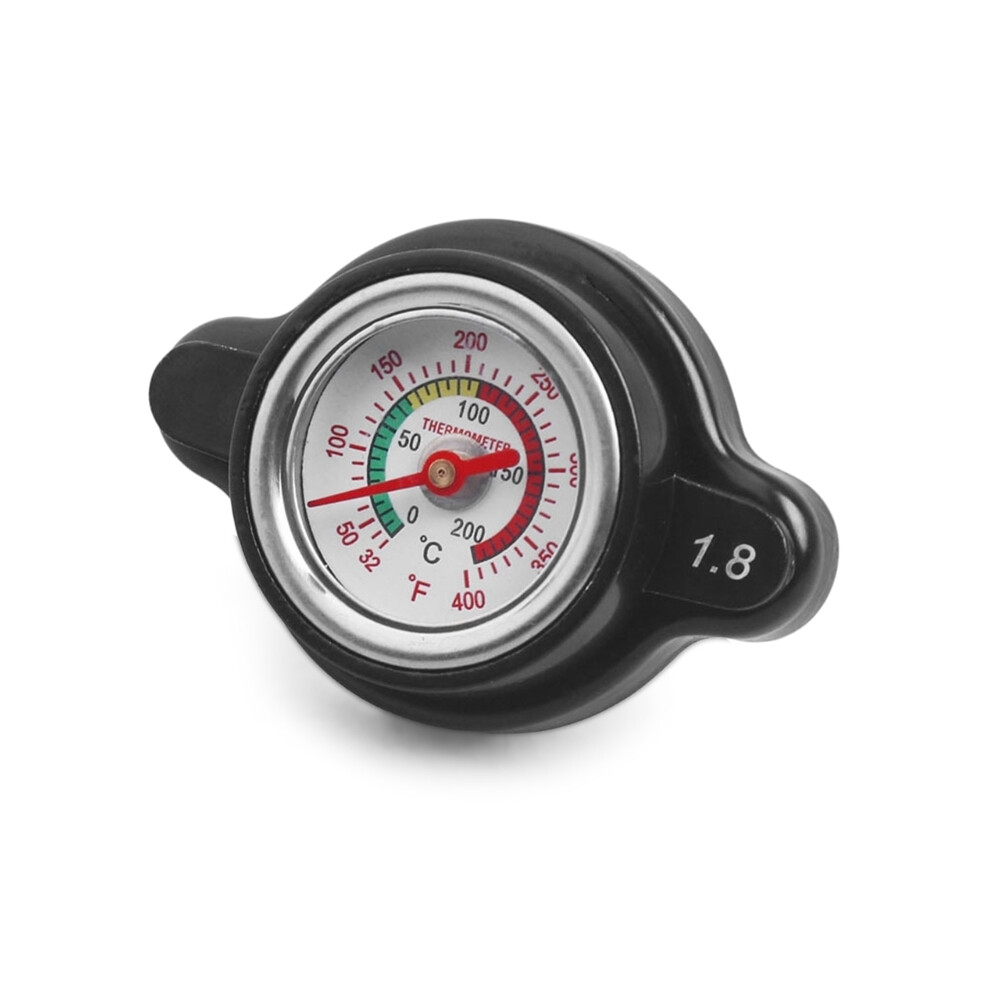 1.8 Bar, 25.6 Psi Pressure Radiator Cap With Temperature Gauge For Atv And More Dropship 6935158942435