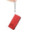 (Red) Compatible with Samsung Galaxy S25 Fe Wallet Card Cover Pu Leather with Handy Stand Feature 5
