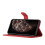 (Red) Compatible with Samsung Galaxy S25 Fe Wallet Card Cover Pu Leather with Handy Stand Feature 4