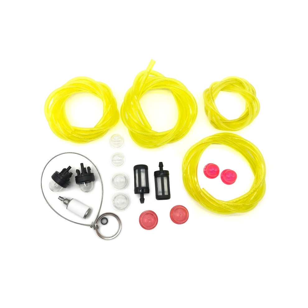 Fuel Filter Hose Bellows Pump Set Weed Eater Gas Trimmer for Chainsaws Blowers Pressure Washers AC04122