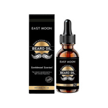 East Moon Men's Beard Care Essential Oil Sandalwood Flavor Mild Nourishing Moisturizing Refreshing Care Beard Essential Oil