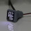 (White) 3 in 1 AC 60-500V 100A Square LED Digital Voltmeter Ammeter Hertz Meter Signal Lights Voltage Current Frequency Combo 6