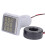 (White) 3 in 1 AC 60-500V 100A Square LED Digital Voltmeter Ammeter Hertz Meter Signal Lights Voltage Current Frequency Combo 14