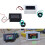 (Black) AC Three-phase 500V 100A LED Dual Display AC Voltmeter Current Meter Digital Display 3