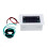 (Black) AC Three-phase 500V 100A LED Dual Display AC Voltmeter Current Meter Digital Display 12