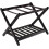 Foldable Suitcase Holder, Luggage Rack, Lower Shelf, Vintage Style, Black 2