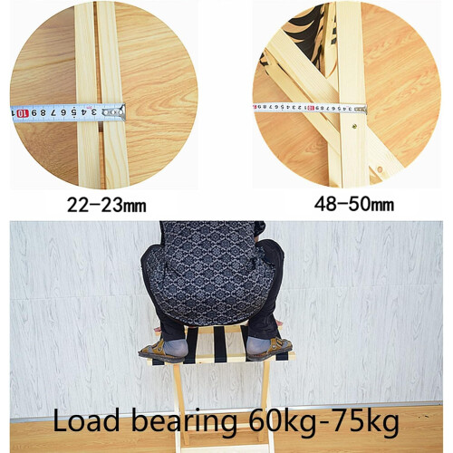 Foldable Suitcase Holder, Luggage Rack, Lower Shelf, Vintage Style, Black 2