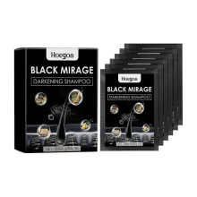 Hoegoa Black Hair Shampoo Polygonum multiflorum essence moisturizing natural black hair smooth shampoo