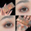 ELECOOL 10 Colors Eyeshadow Palette Pearly Matte Eye Shadow Shiny Sequins Shadows Pigments 2