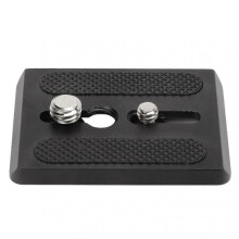 Tripod Quick Release Plate SLR Camera Tripod Head Plate Adapter 1/4in 3/8in Thread for Sachtler FSB 6T FSB 8T DV2 DV 8 DV 10sb DV10