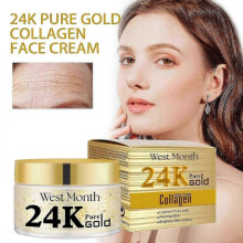 (1pc) 24k gold Collagen cream, firming and anti-wrinkle cream, brightening and whitening cream