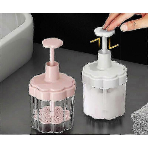 Flower shape bubbler, cleanser bubbler, press bottle Shampoo bubble bottle, two colors,Automatic rebound 1