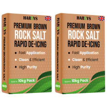 (20kg) Brown Rock Salt Fast Action De-Ice Roads & Paths