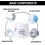 3PCS Foam Rust Remover Kitchen All-Purpose Cleaning Powder, Instant Kitchen Cleaning 5