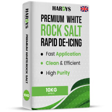 (10kg) White Rock Salt Fast Action De-Ice Roads & Paths