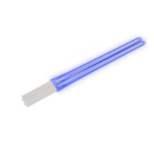 (Blue) Chopsticks Light Up - LED Glowing Light Saber Chop Sticks - Reusable Sushi Lightup Sabers Chopstick  9 Color Variations LED Stick Chopsticks