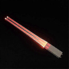 (Orange) Chopsticks Light Up - LED Glowing Light Saber Chop Sticks - Reusable Sushi Lightup Sabers Chopstick  9 Color Variations LED Stick Chopsticks