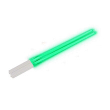 (Green) Chopsticks Light Up - LED Glowing Light Saber Chop Sticks - Reusable Sushi Lightup Sabers Chopstick  9 Color Variations LED Stick Chopsticks