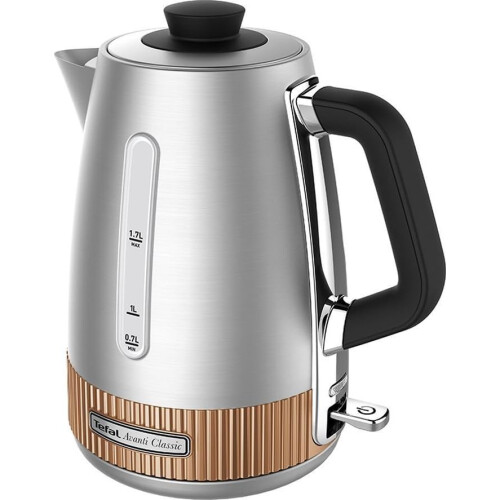 Tefal Tefal Avanti 1.7l Silver Copper Electric Cordless Kettle