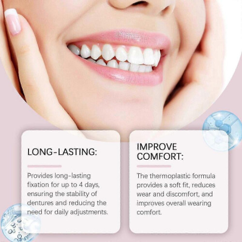 Eelhoe Denture Fixing Adhesive Thermoplastic Fixation Denture Modification Teeth Enhance Comfort Beauty Teeth 1