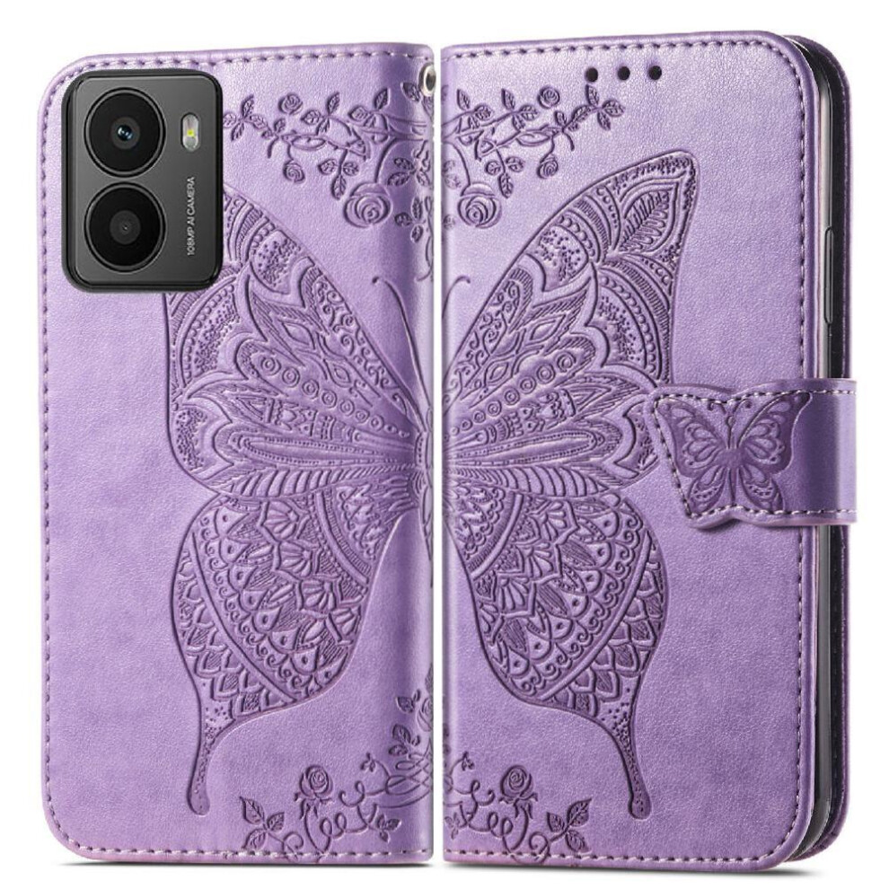 ( Violet) Flip Case For Hmd Fusion Business Wing Wallet Butterfly Multi-Color Light 764563166466