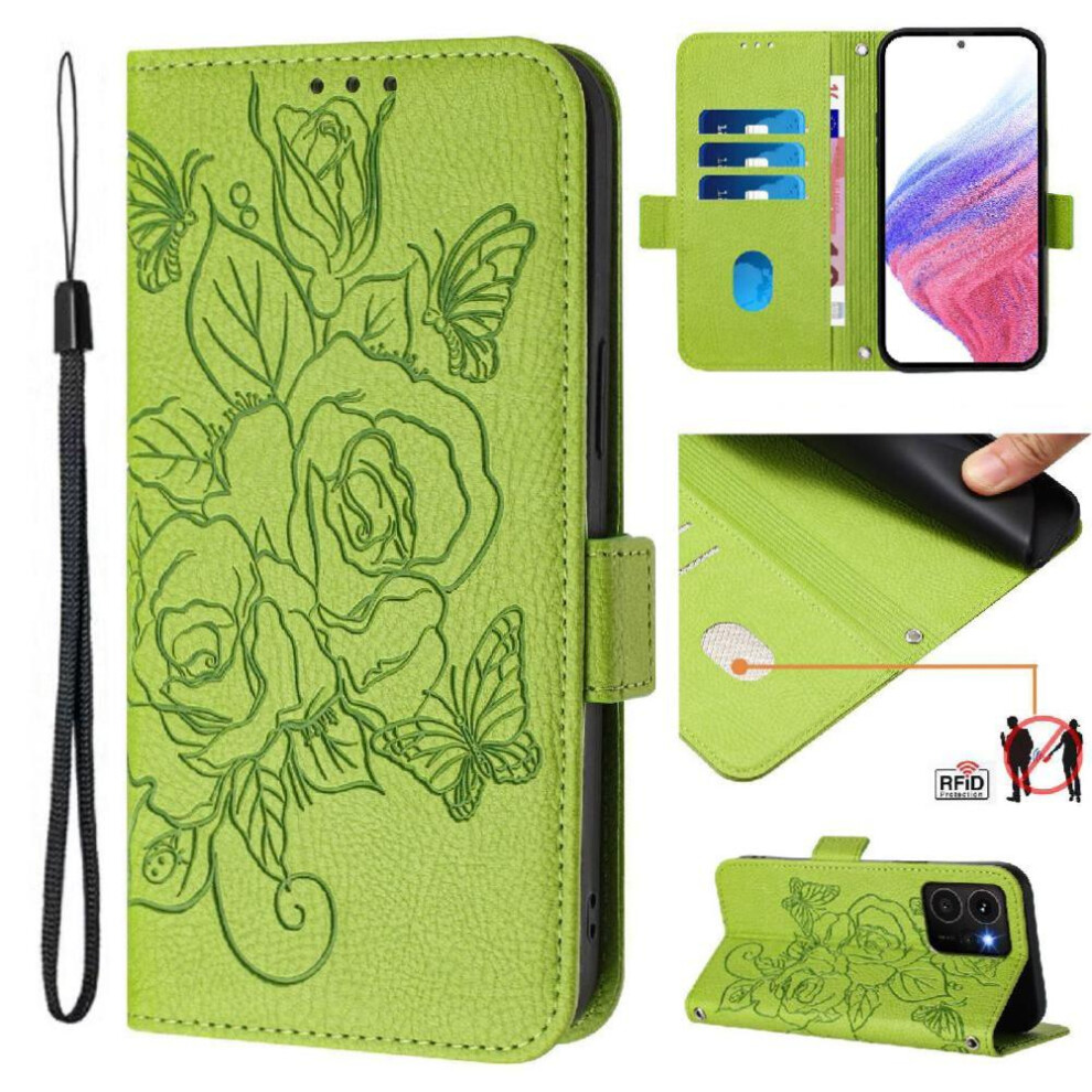 (Green) Case For Nokia Hmd Skyline Magnetic Wallet Pu Leather With Credit Card Slot Green 764563166923