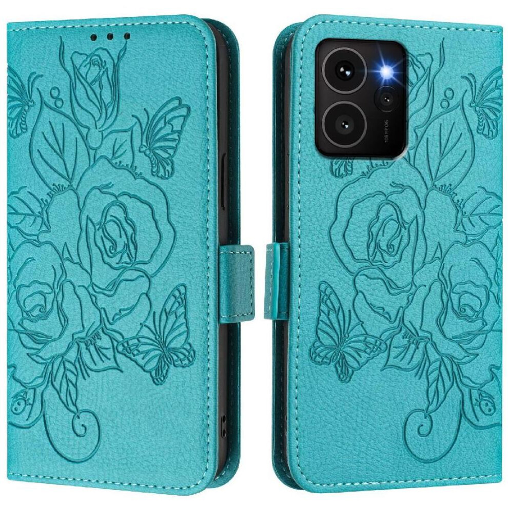 (Light ) Case For Nokia Hmd Skyline Magnetic Wallet Pu Leather With Credit Card Slot Blue 764563166886