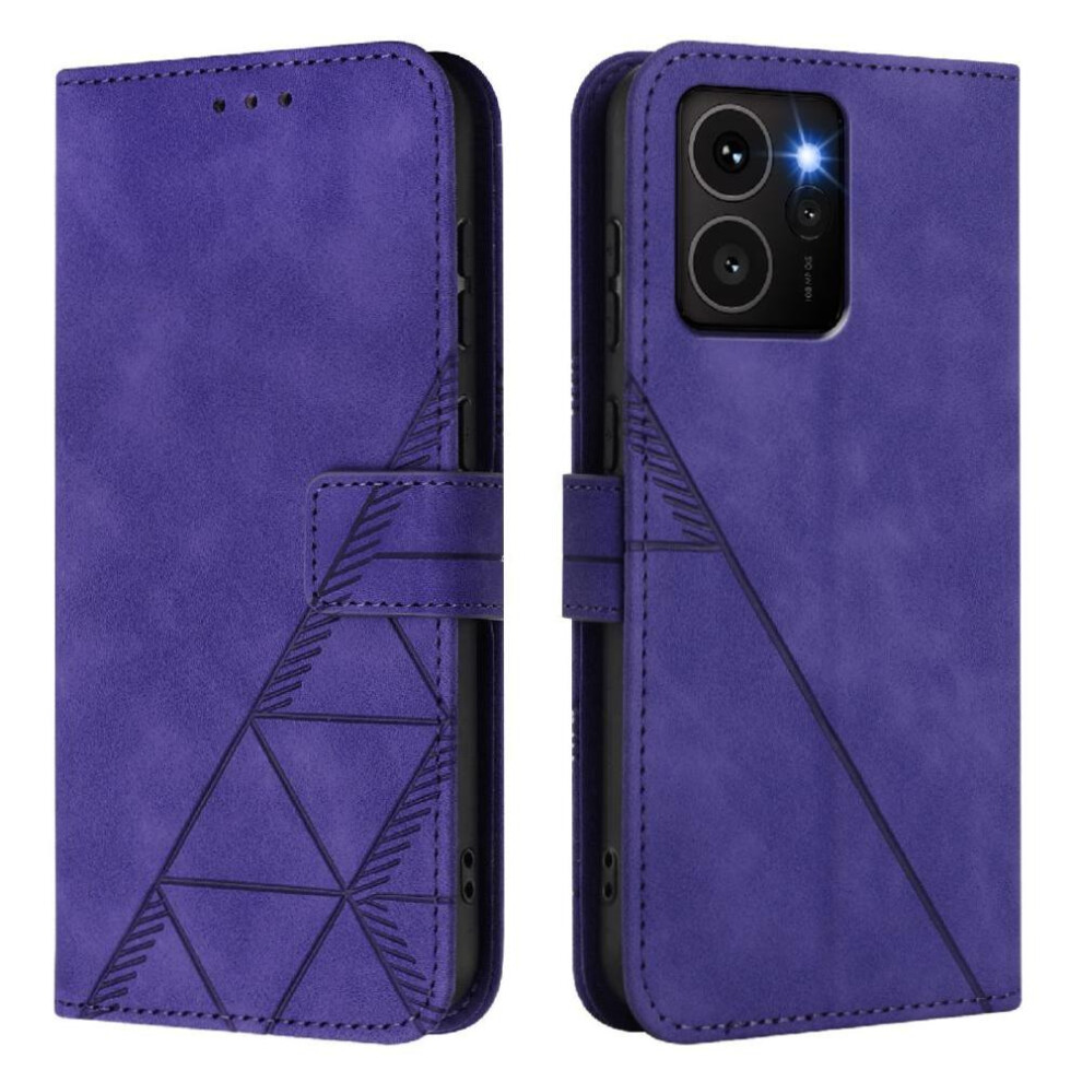 (Purple) Case For Nokia Hmd Skyline Flip Folio Book Protective Credit Card Holder Wallet Cover Pu Leather Purple 764563167036