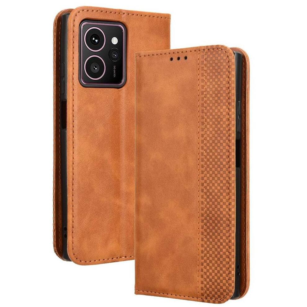 (Brown) Case For Hmd Skyline 5G Wallet Magnetic Closure Pu Leather Brown 764563167180