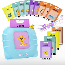 Italian Flash Cards Talking Educational Games For Children Ages 1-6, Electronic Montessori Interactive Learning