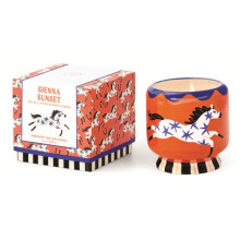 Paddywax Adopo Range Ceramic Candle - Sienna Sunset