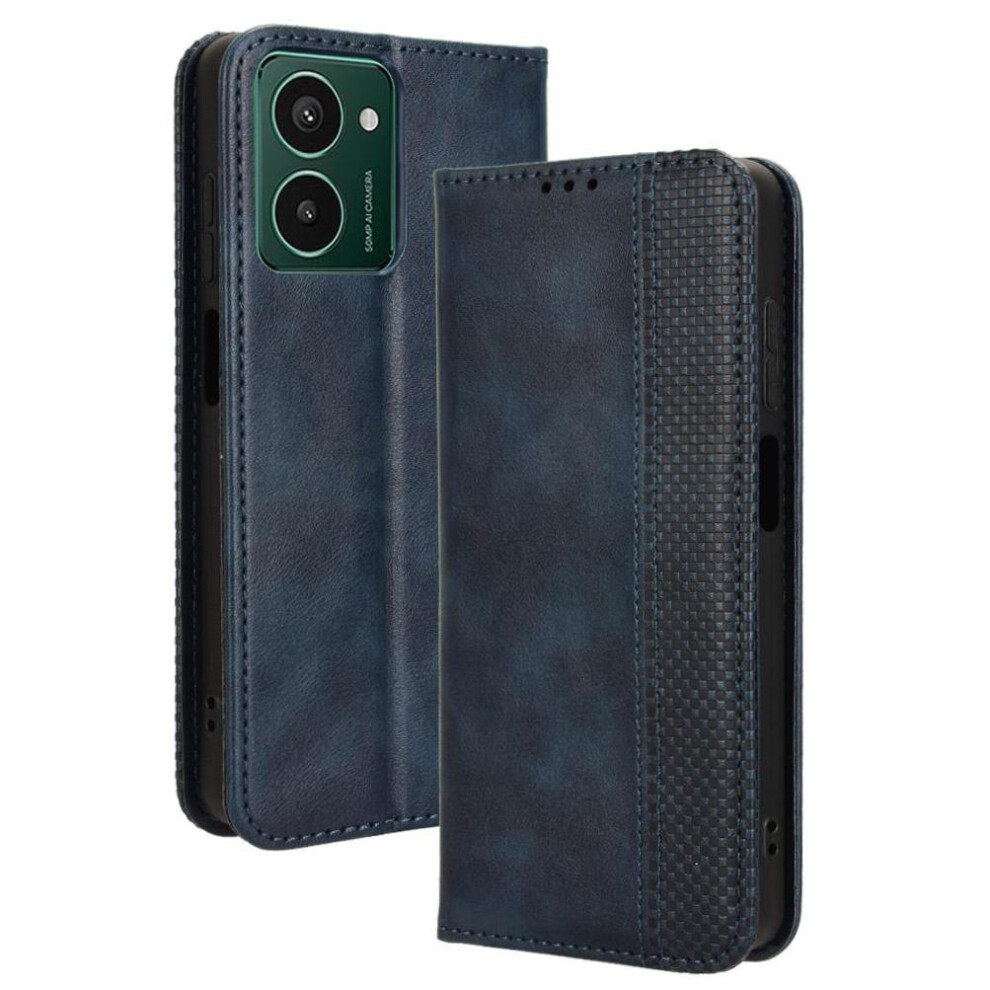 (Blue) Case For Hmd Pulse/Pulse Plus Pu Leather Wallet Magnetic Closure Blue 764563169450