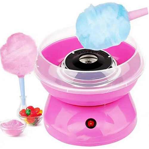 Mini Cotton Candy Maker Automatic Cotton Candy Machine Pink Rose Mini Size Children's Gift 2