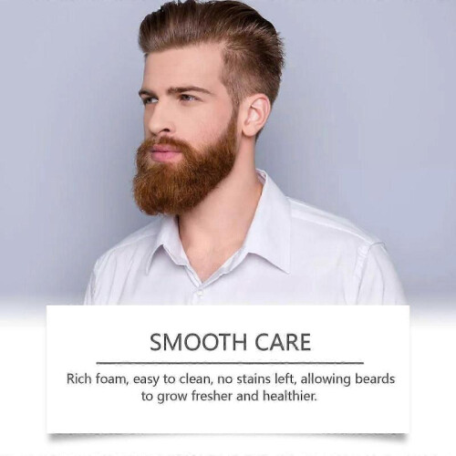 East Moon Beard Shampoo Men's Beard Gentle Cleansing Moisturizing Refreshing Beard Care Shampoo 2