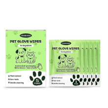 Yegbong Pet Cleaning Disposable Gloves Bath-Free Cleaning Dogs And Cats Dirt And Odor Cleaning Gloves