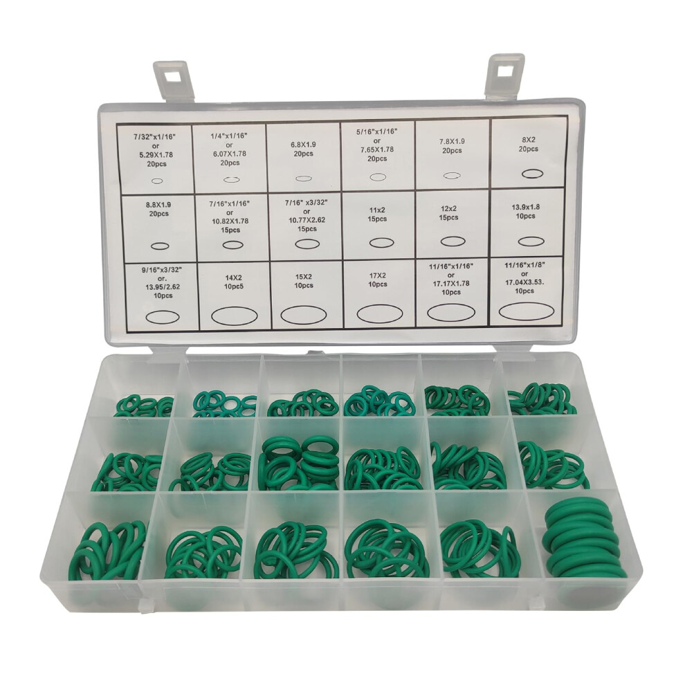 Gummi O Sortiment Set Rubber O-Ring Assortment For Plumbing Automotive Faucets Garage And Workshop 6482260417042