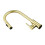 NES Home Nes Home Brushed Brass Modern Pull Out Kitchen Mixer Tap 5