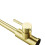NES Home Nes Home Brushed Brass Modern Pull Out Kitchen Mixer Tap 6