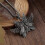 Halloween Egyptian Maya Stone Statue Eight Wings Pendant Necklace 4