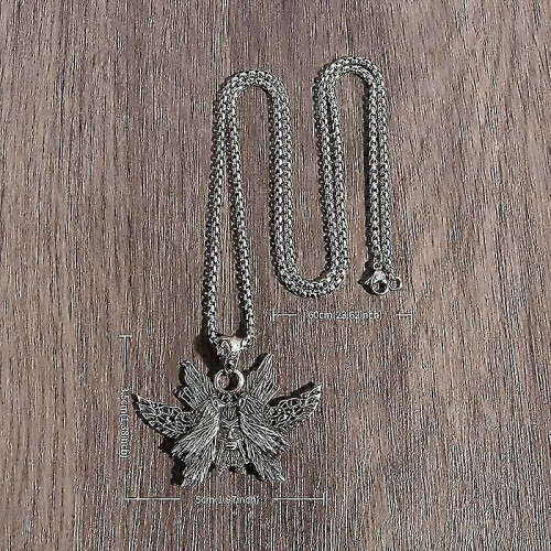 Halloween Egyptian Maya Stone Statue Eight Wings Pendant Necklace 1