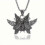Halloween Egyptian Maya Stone Statue Eight Wings Pendant Necklace 5