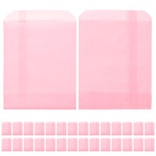 100Stk Rosa Papierkeksbeutel Robust Für Süßigkeiten Und Gebäck