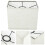 Rectangle Linen Lamp Shades for Table Lamps Desktop Lightshade 6