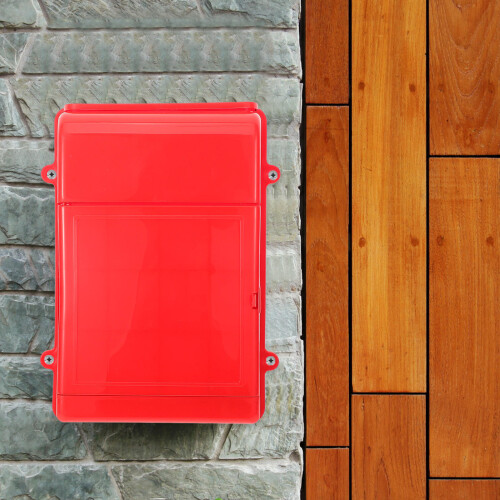 Mailbox Office Outdoor Post Waterproof Storage Boxes Wall Mounted 1