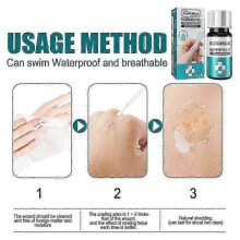 (2pcs) Waterproof First Aid Liquid Bandage For Small Cut Wounds Healing Gel Patch Medical Disinfecting Adhesive Hemostasis Plaster 10ml