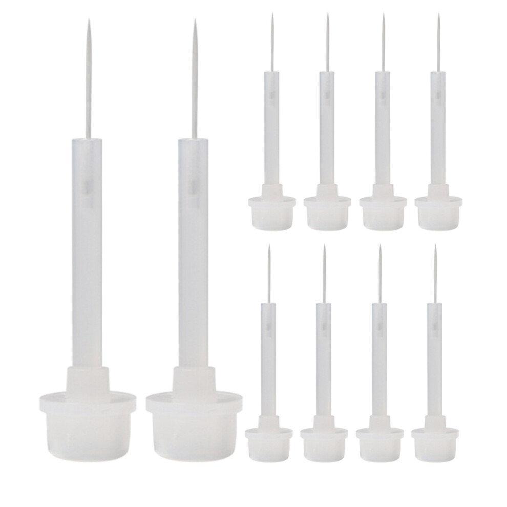 Artibetter 20Pcs Durable Transparent Nail Polish Applicator Brush For Salon & Diy