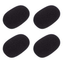 5Pièces Protège-Micro Mousse Noire Pour Micro Flexible Conférence