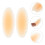 2Pcs Beige Silicone Hip Enhancement Pads Waterdrop Shape Self-Adhesive 11