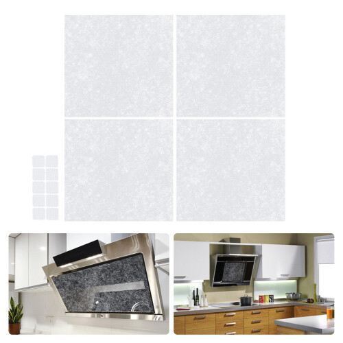 4 Stuks Afzuigkap Filterpapier -Geweven -Absorberend 2